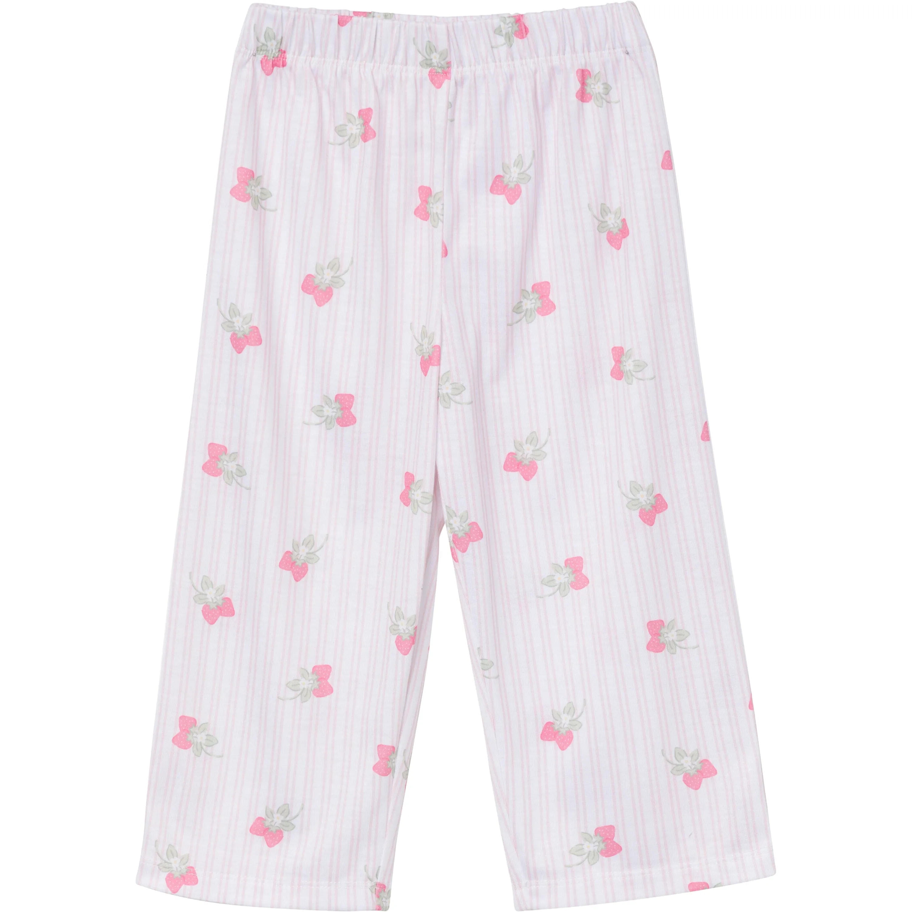 2-Piece Infant & Toddler Girls Berries Button Up Pajama Set