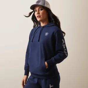 Ariat Women's Navy Eclipse Logo Hoodie