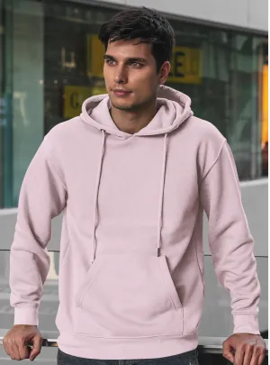 Basic Light Baby Pink Winter Hoodies