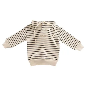 Bencer & Hazelnut Logo Hoodie - Stripe - 00