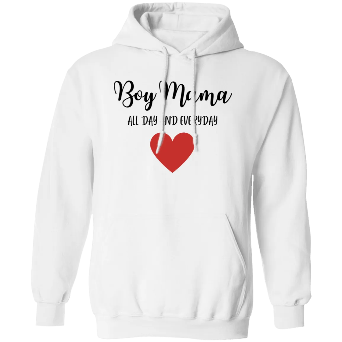 Boy Mama Pullover Hoodie