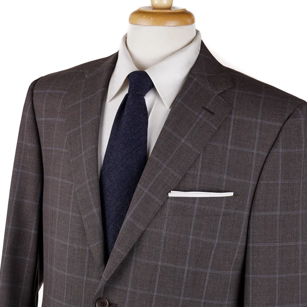 Canali Windowpane Check 'Impeccable' Wool Suit