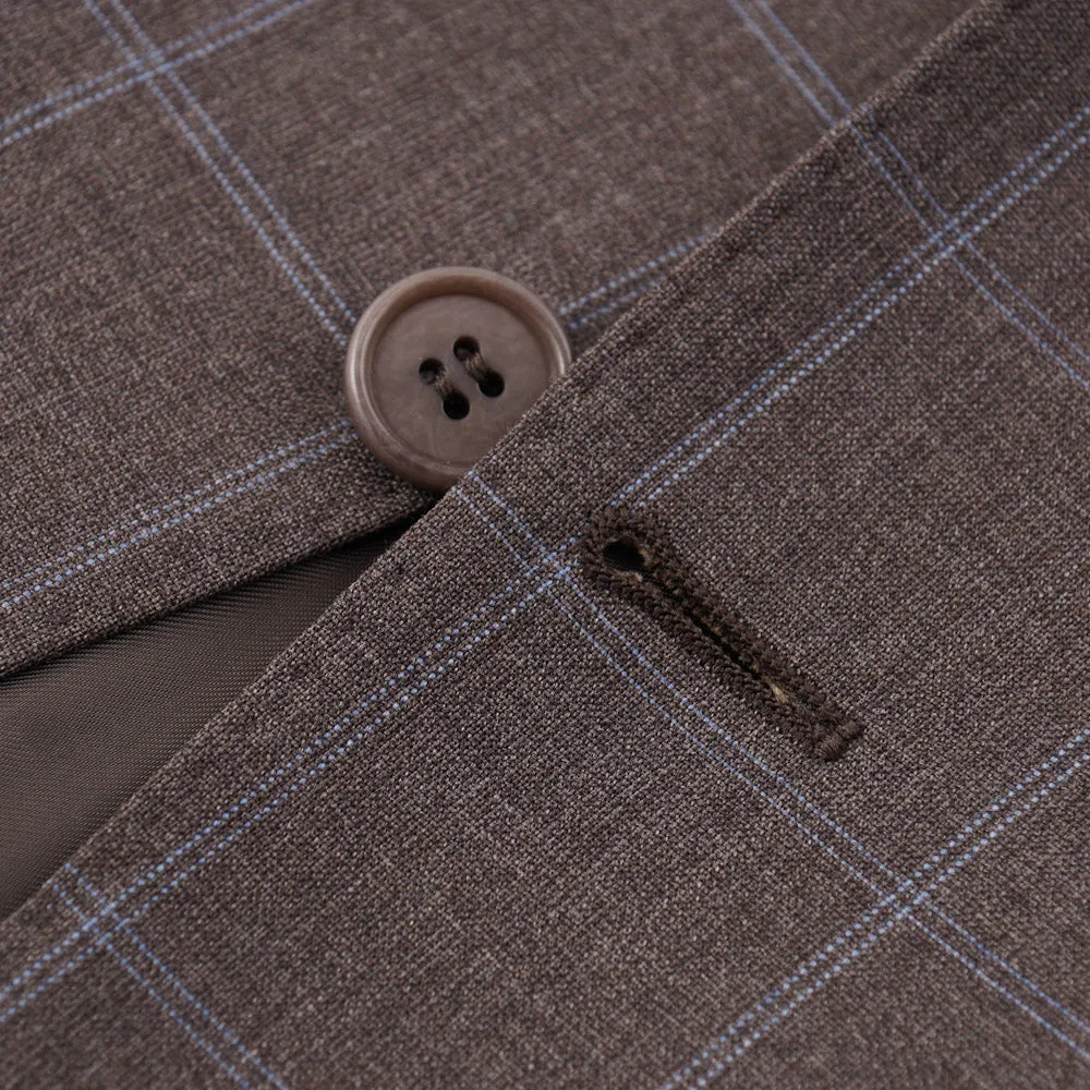 Canali Windowpane Check 'Impeccable' Wool Suit