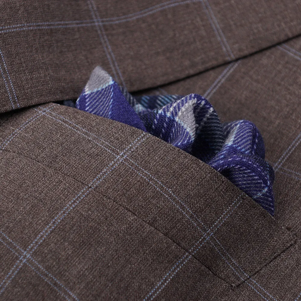 Canali Windowpane Check 'Impeccable' Wool Suit