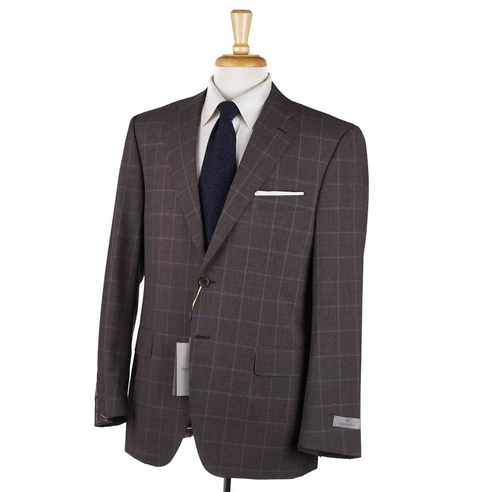 Canali Windowpane Check 'Impeccable' Wool Suit