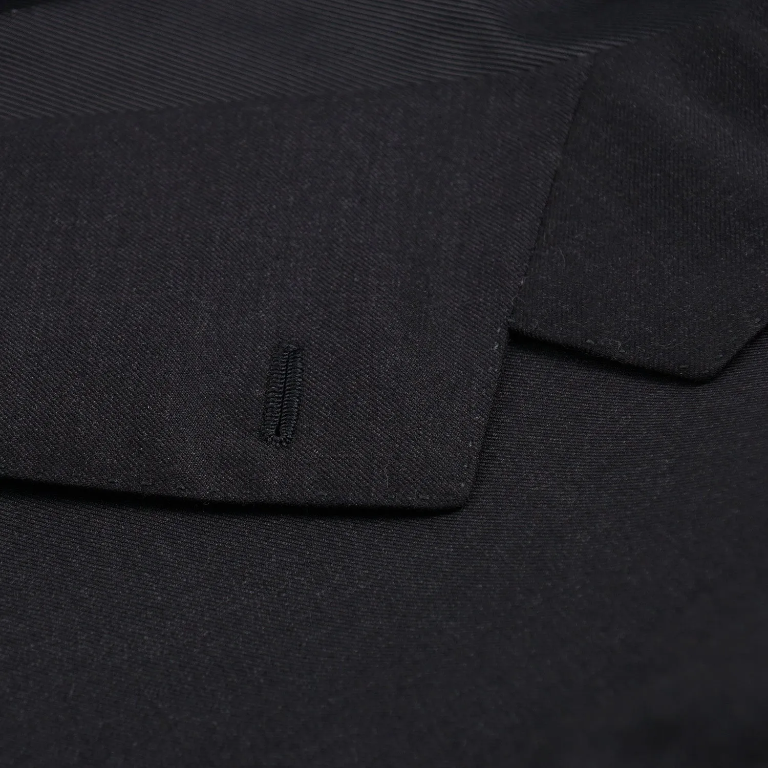 Cesare Attolini Slim-Fit Solid Charcoal Wool Suit