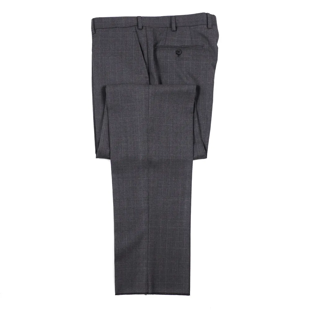 Eidos Gray Subtle Check Wool Suit