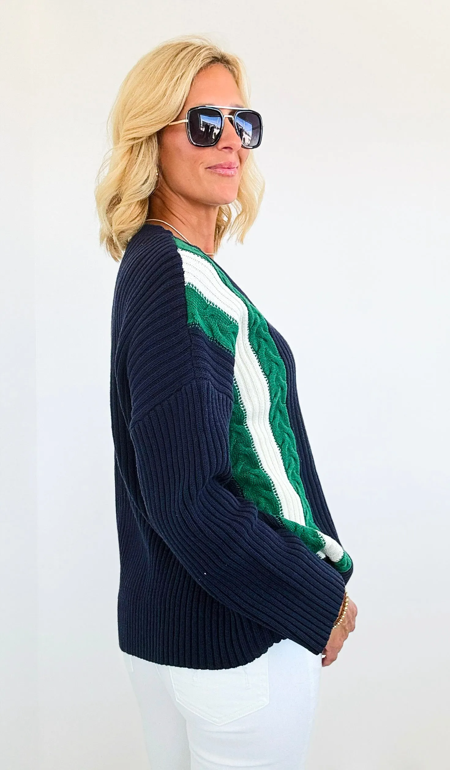 Forest Trail Colorblock Cardigan