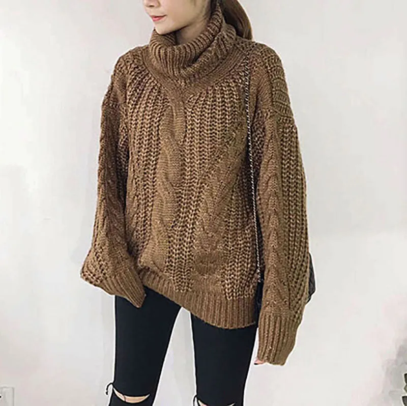 PENELOPE Thick Turtleneck Sweater