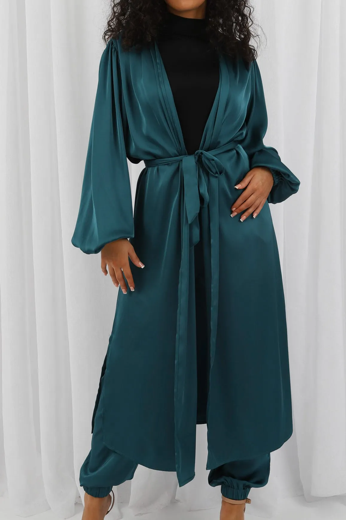 Porsha Satin Cardigan