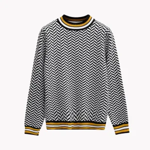 Pre Order:  Herringbone Knitted Thick Sweater