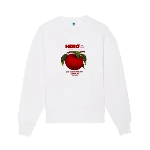 Seasonal Hero 'Apple Branch' Oversized Sweater - Organic White