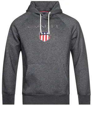 Shield Hoodie Dark Antracit Melange