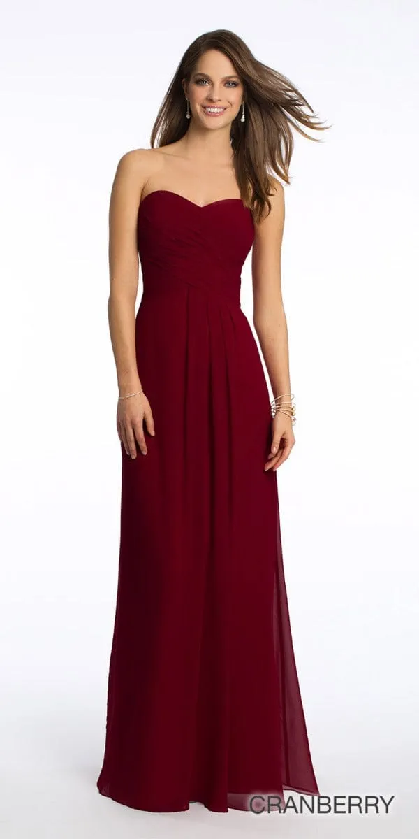 Strapless Criss Cross Bodice Dress - Petite