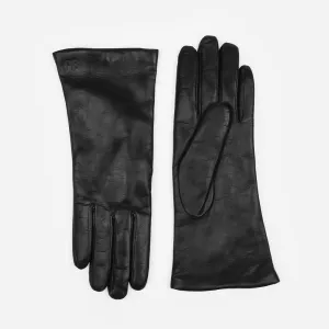 The Sleek Leather Glove Black