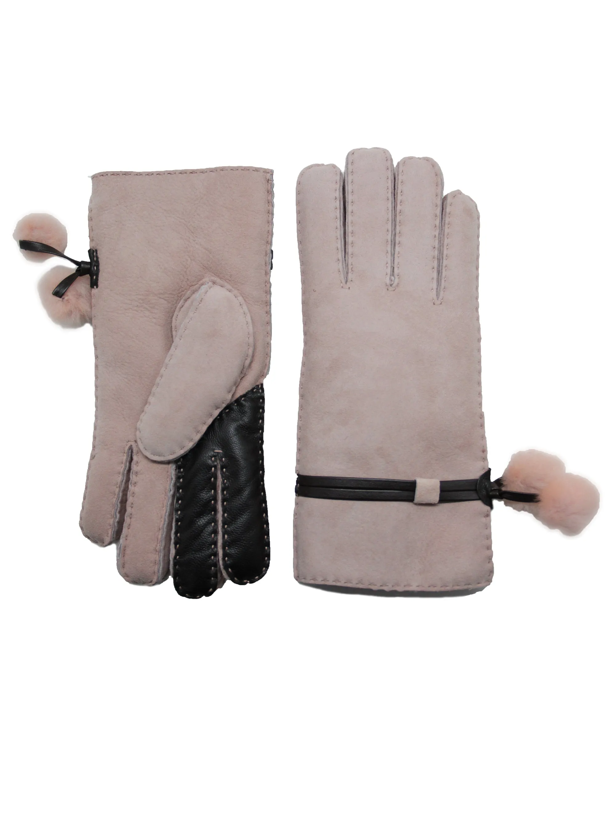 YISEVEN Women's  Sheepskin Shearling Leather Gloves